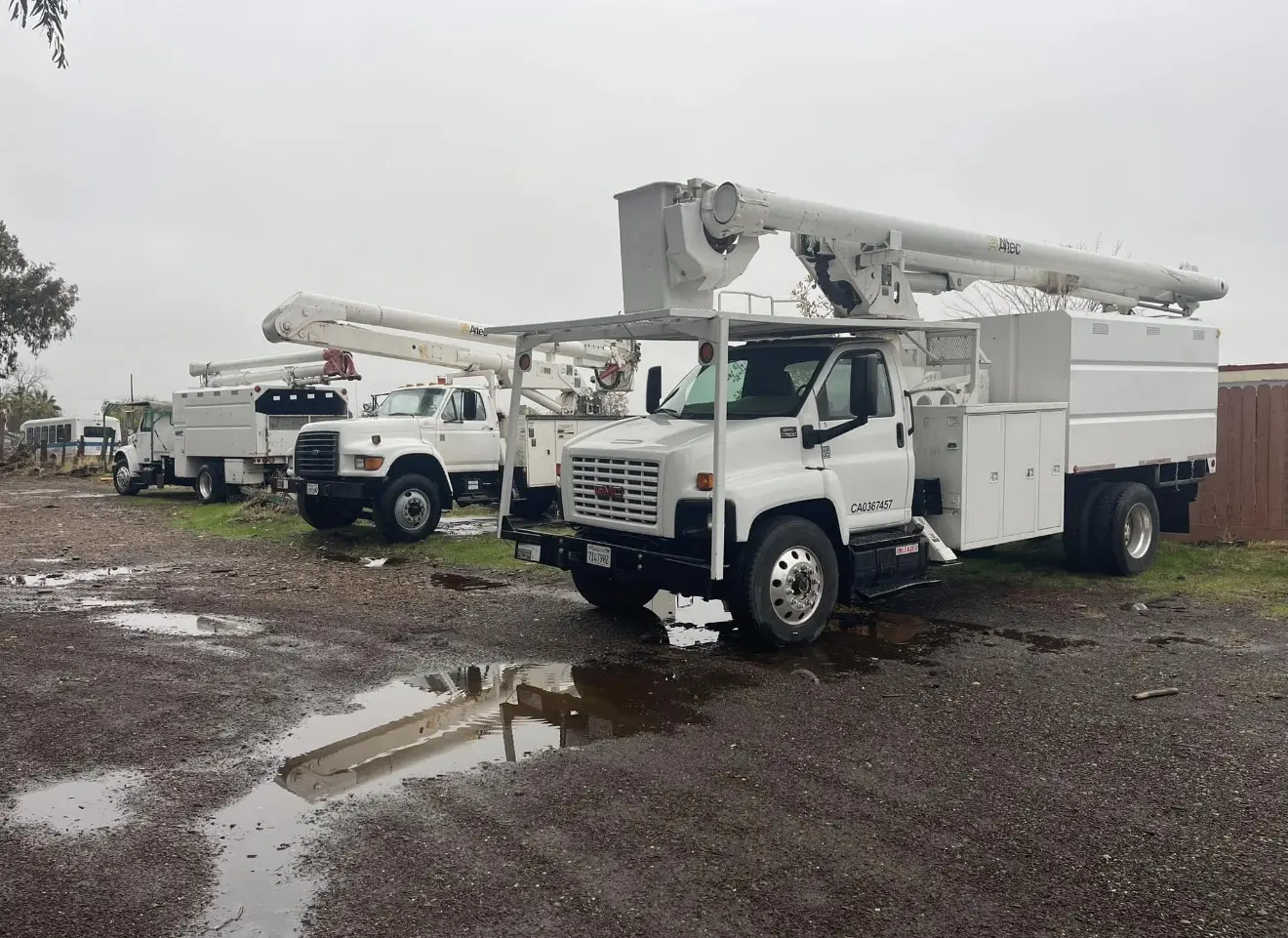 Jaeger's Tree Service truck and equipment fleet